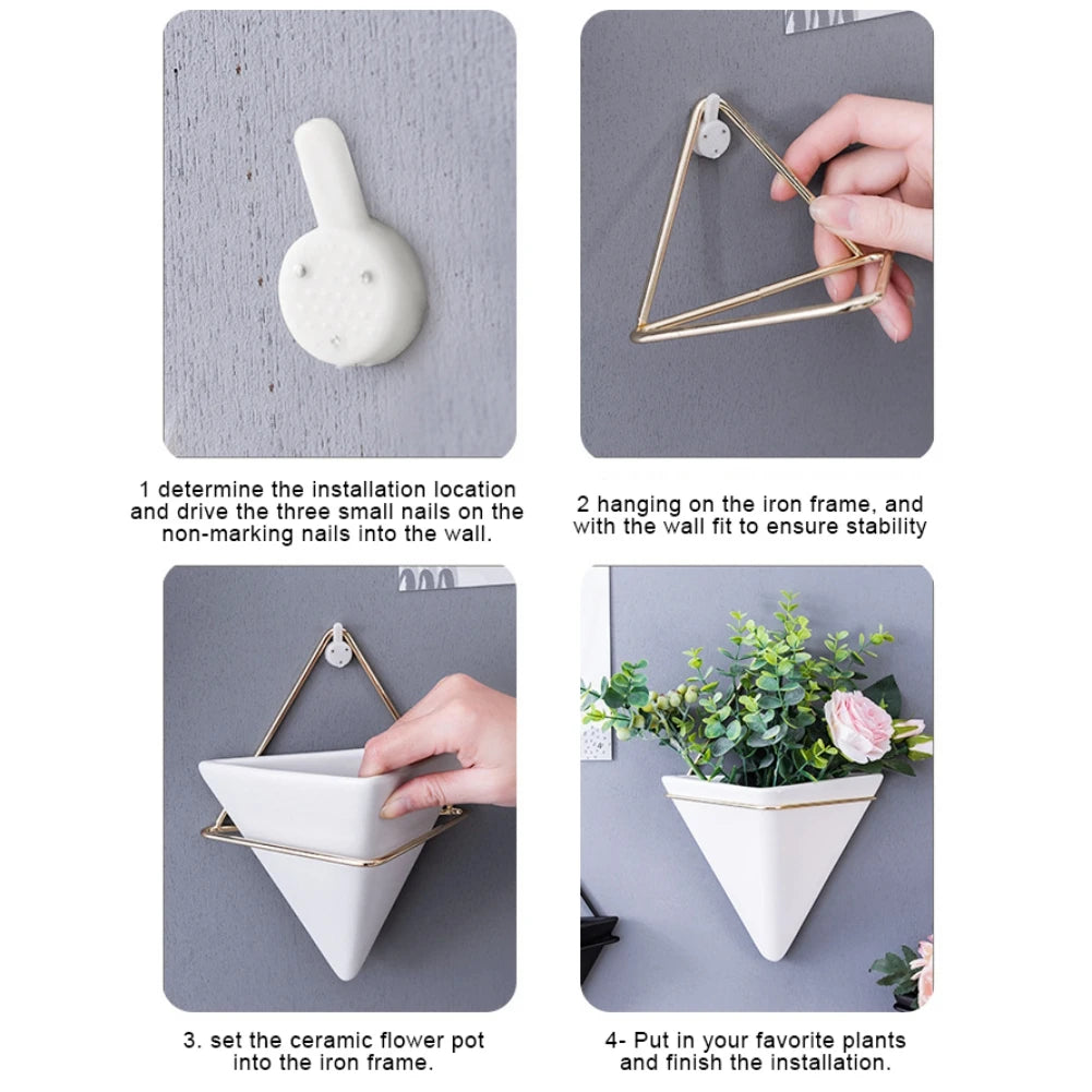 Triangle Hanging Planter