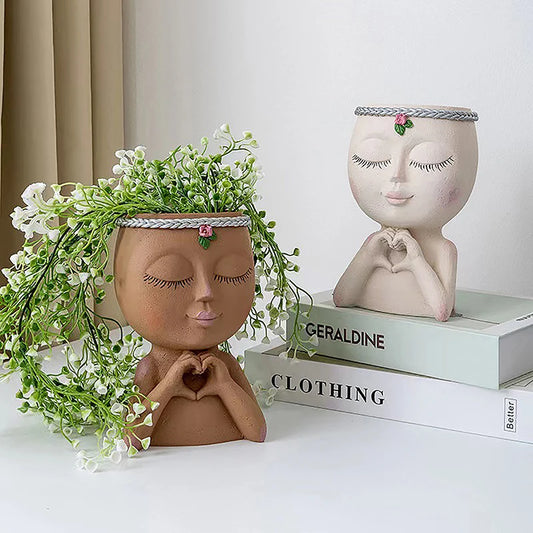 Face Shape Flowerpot